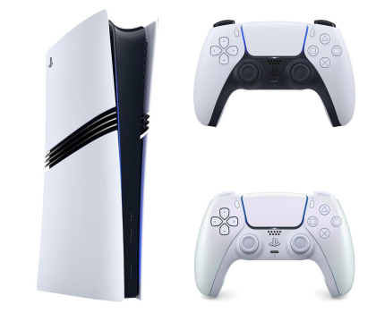 Konsola PS5 Sony PlayStation 5 Pro + DualSense - Chrome Pearl